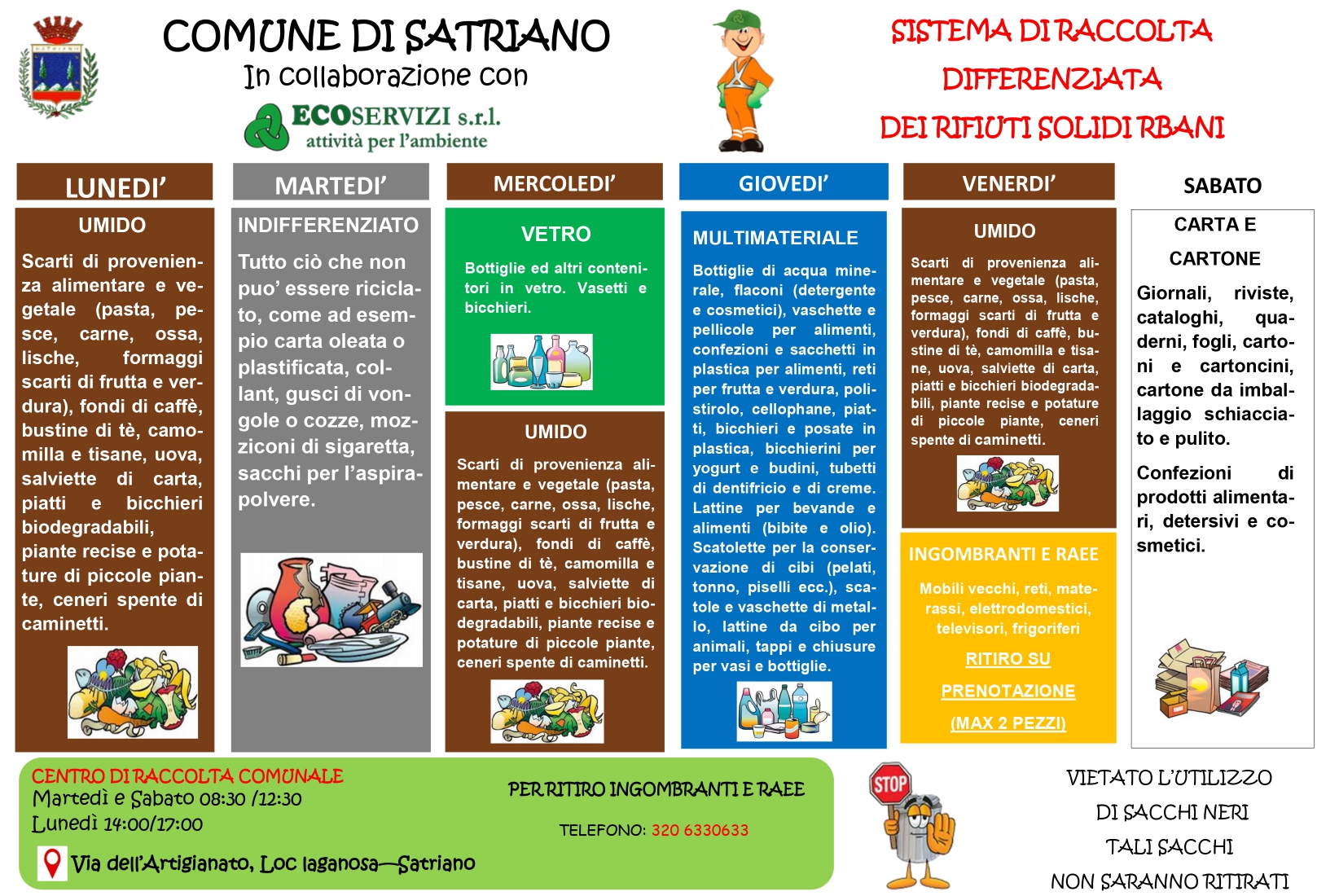 CALENDARIO SERVIZIO RIFIUTI